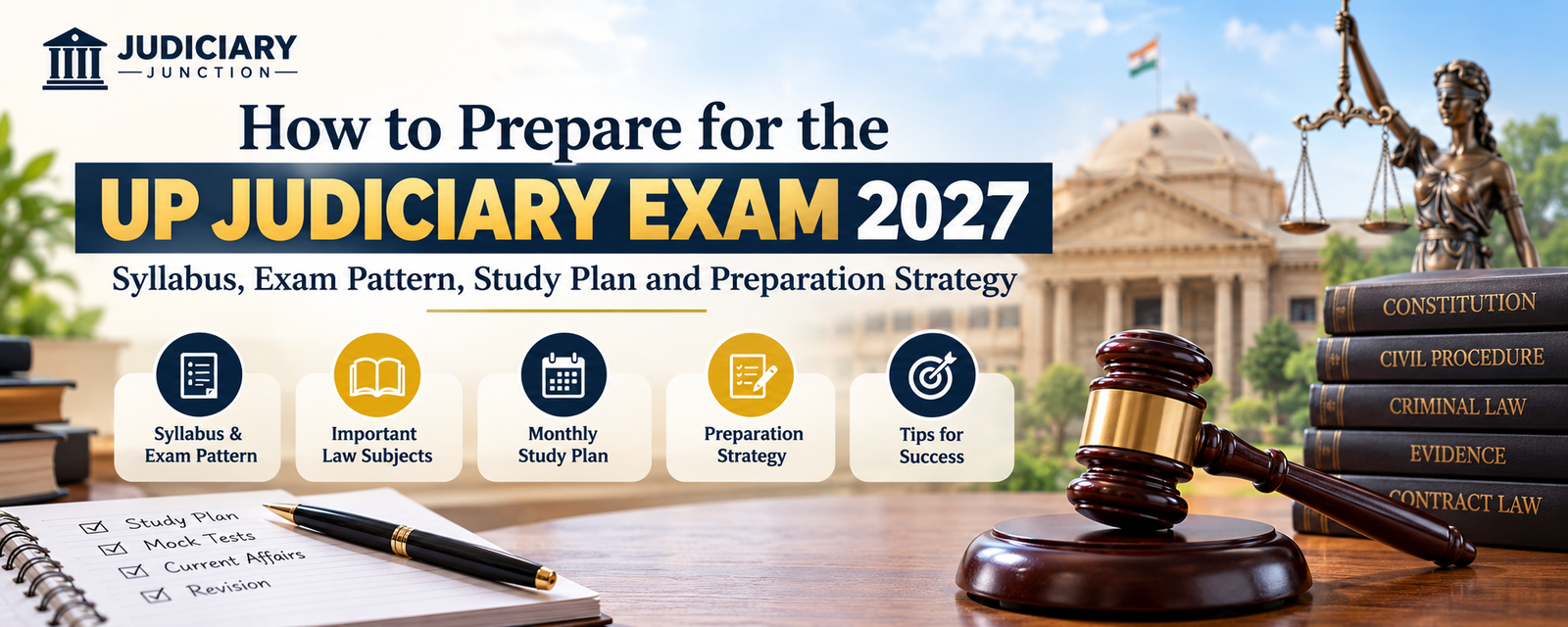 How to Prepare for the UP Judiciary Exam 2027: Syllabus, Exam Pattern, Study Plan and Preparation Strategy